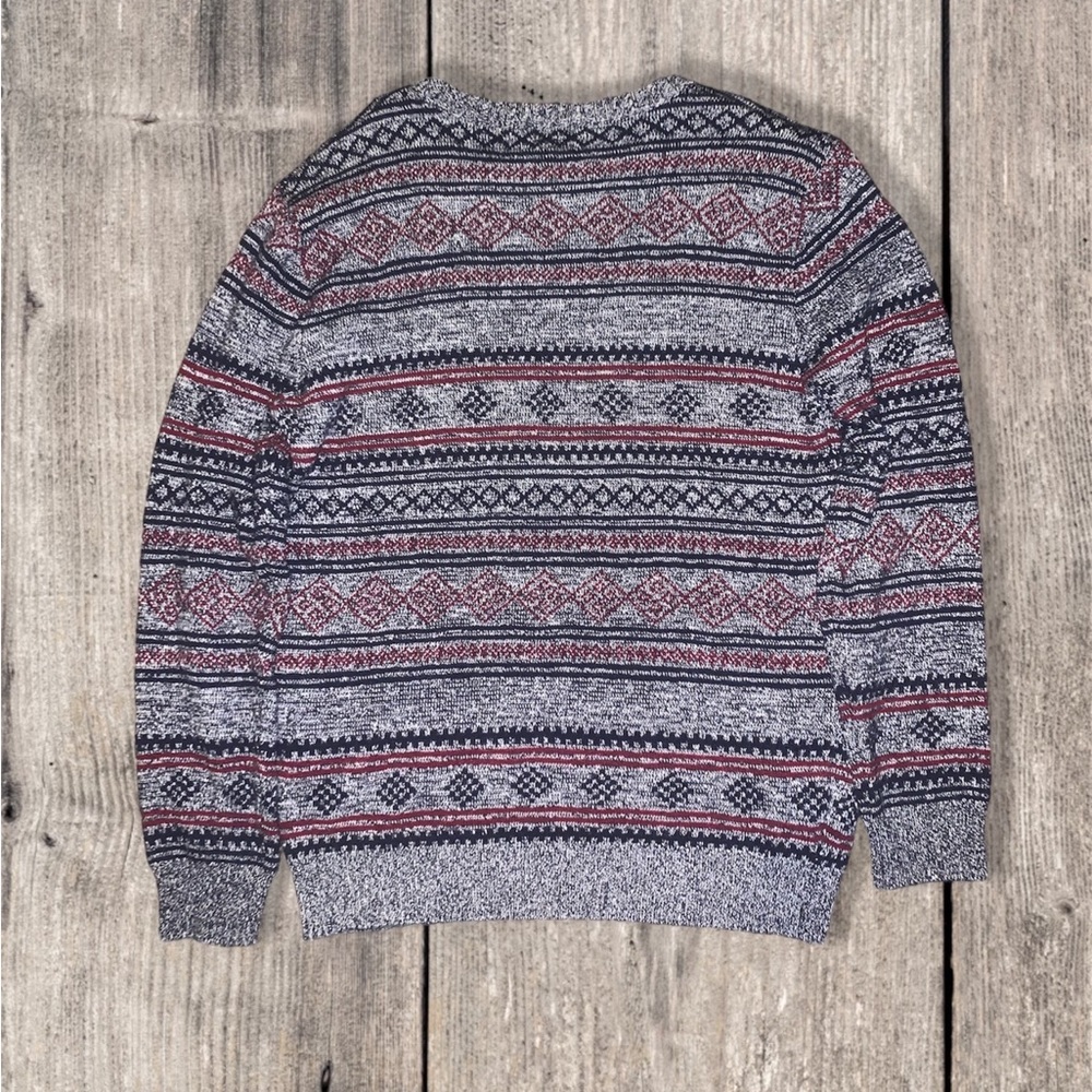 Mens Holiday Knit Sweater - Picture 2 of 6